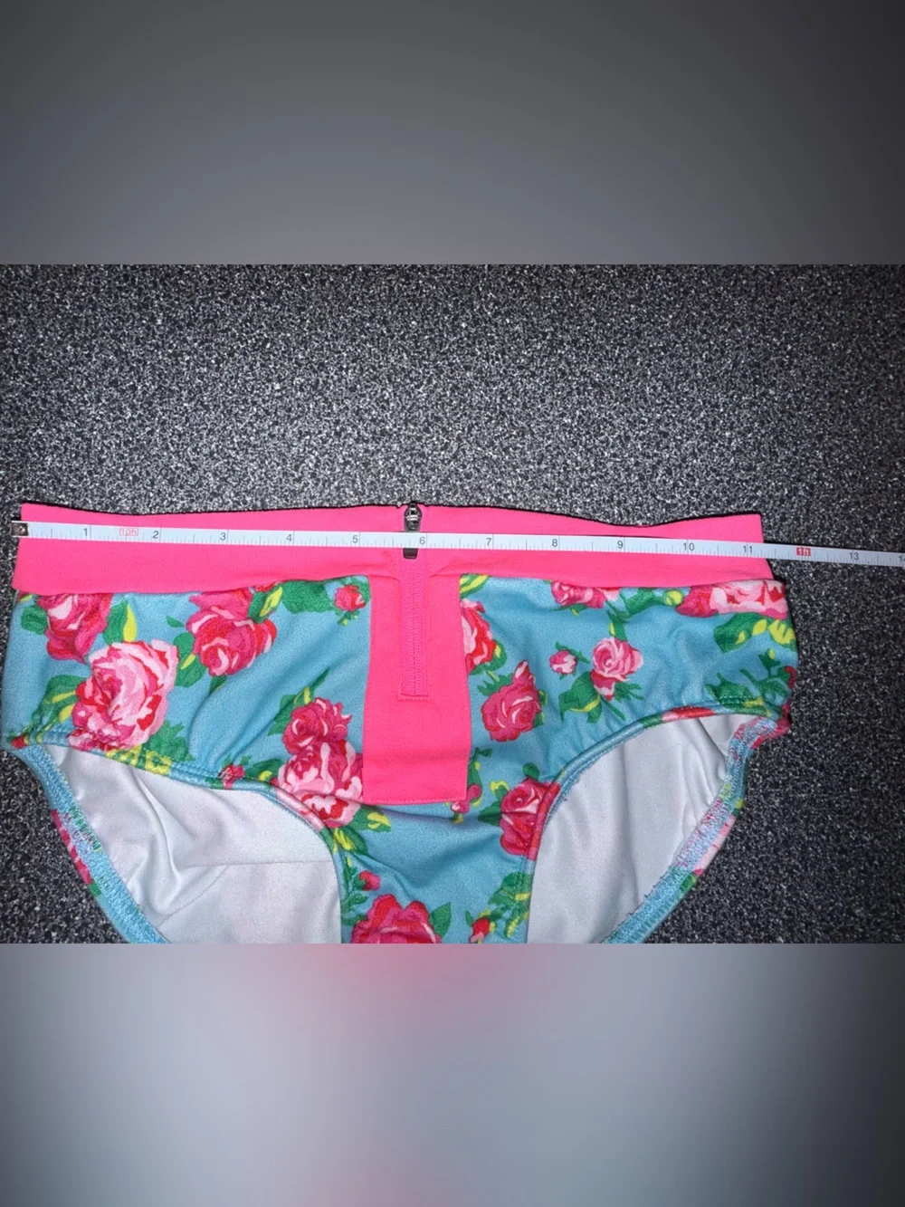 Betsey Johnson for Capezio Girls Floral Blue & Pink Dance Set Size M (10/12)